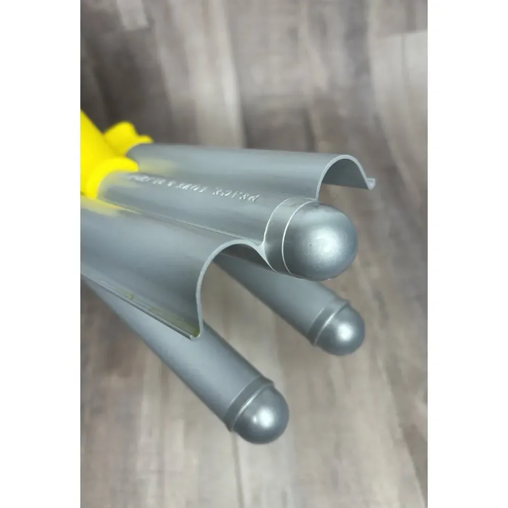 DRYBAR THE BEACH BENDER triple barrel waver yellow hair crimpers curlers